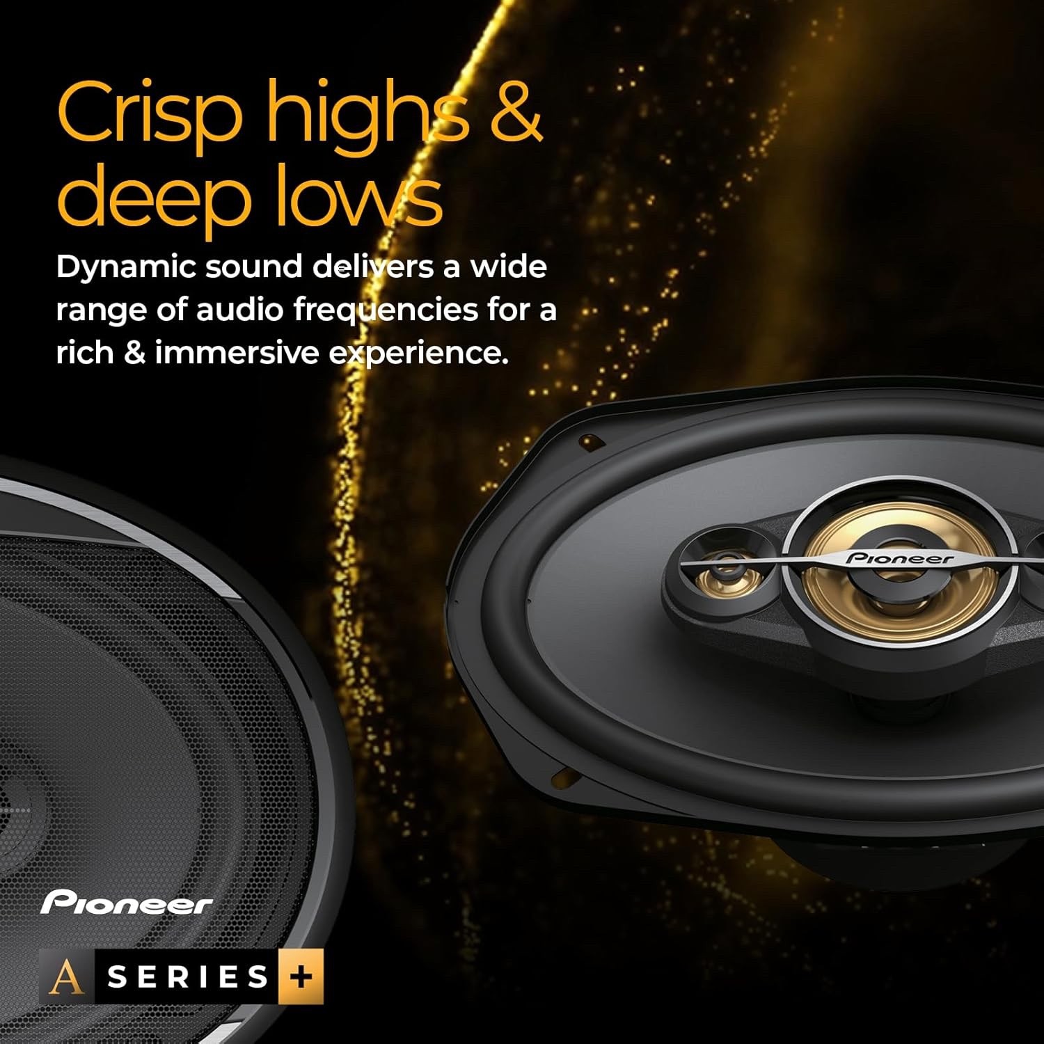 Pioneer TS-A6997S 6×9 5-Way Car Speakers 750W Max 4-Ohm Stereo Sound Quality
