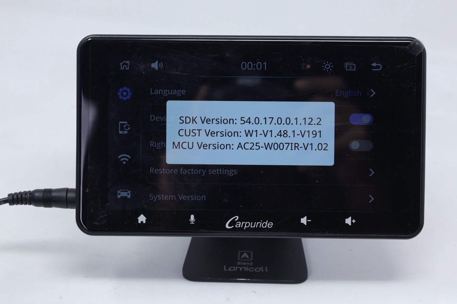 Carpuride Full HD Wireless Apple Carplay & Android Auto Navigation **Unit Only**