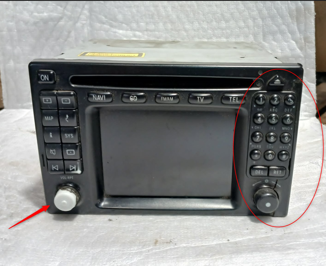 Mercedes W163 ML COMAND 2.0 Navigation Radio A1638203689 Bosch 7612001722 DEFECT