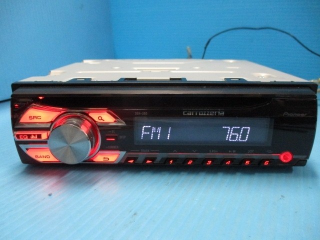 Pioneer Carrozzeria DEH-380 Front AUX CD Receiver Near Mint JAPAN