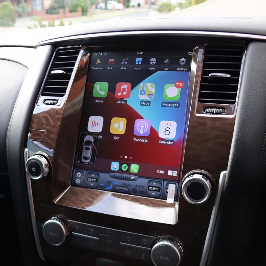12.1″ Large Screen Car Radio GPS Navigation CarPlay For Nissan Armada 2014-2021