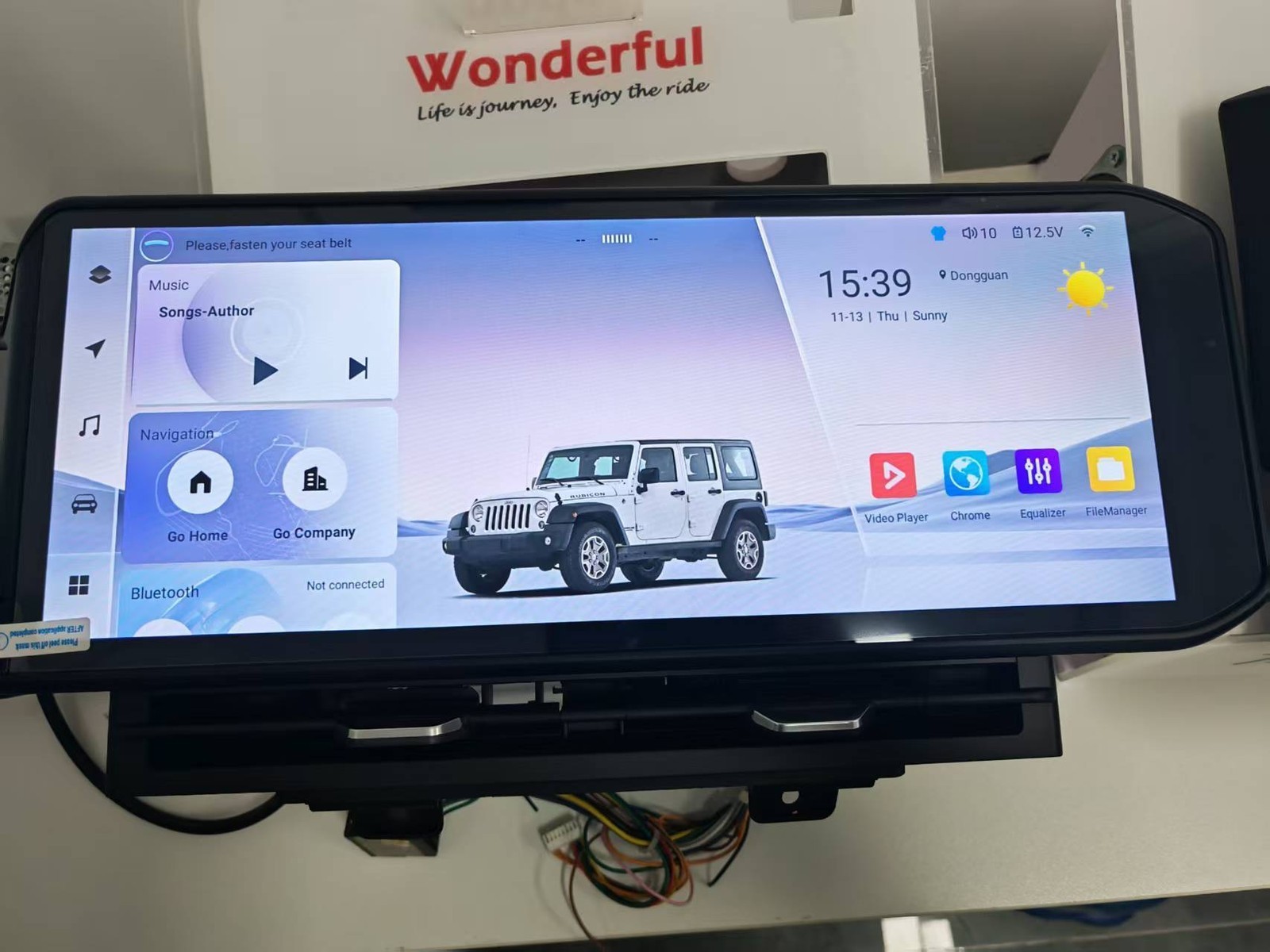 15″Car Radio For Jeep Wrangler JL Gladiator JT 2018-2023 Navigation GPS Carplay
