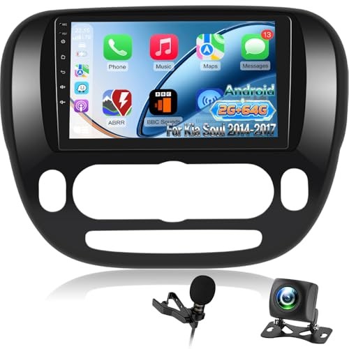 Kia Soul Car Radio 2+64G – 4 Core & 2GB + 64GB – Only for Manual A/C