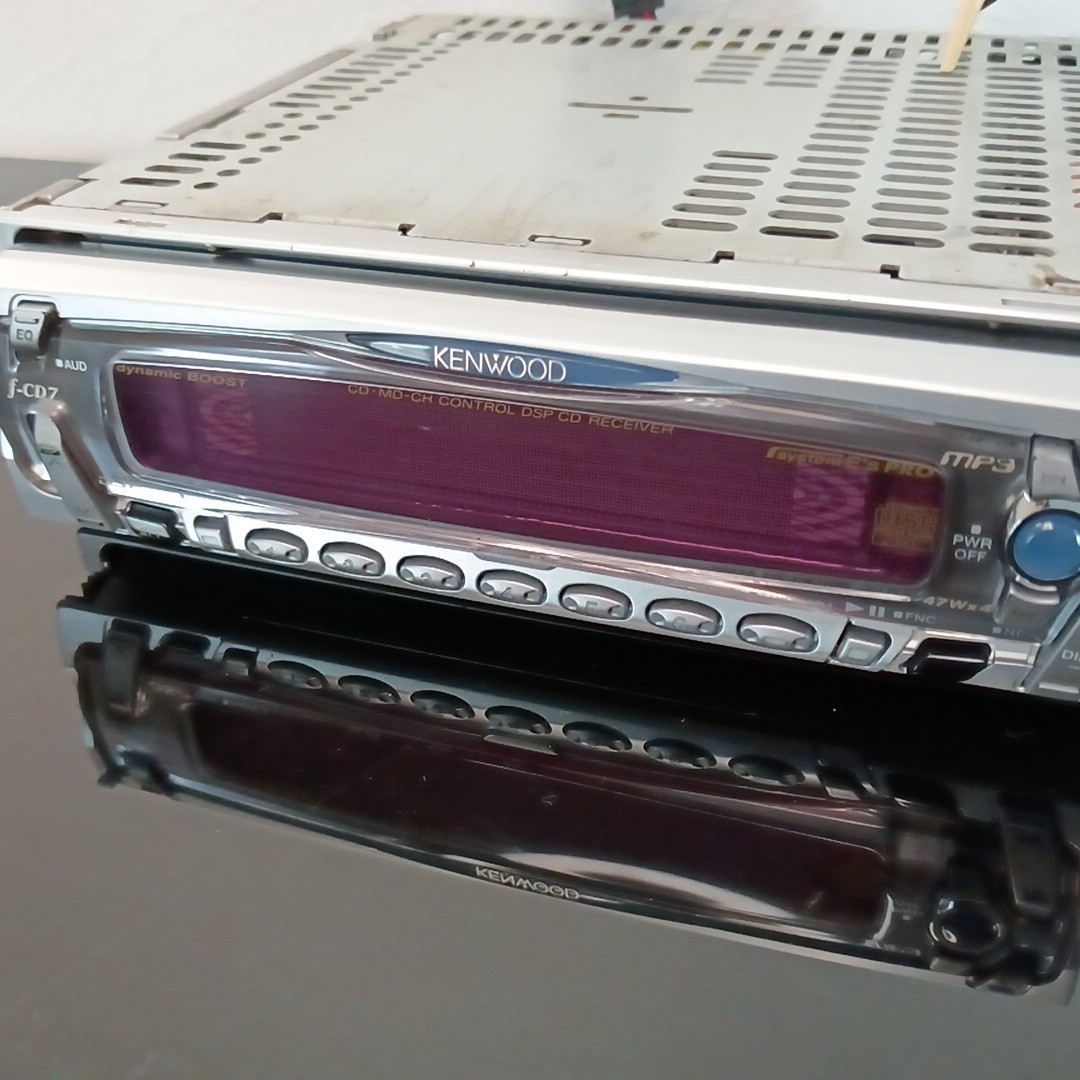 Kenwood F-CD7 1DIN CD Car Audio FM Tuner DSP EQ Bluetooth JDM Ships 1 Day