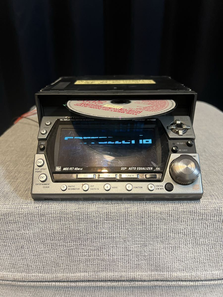 Vintage Carrozzeria FH-P88MD 2DIN CD & MD Player FM/AM Car Stereo Unit Tested