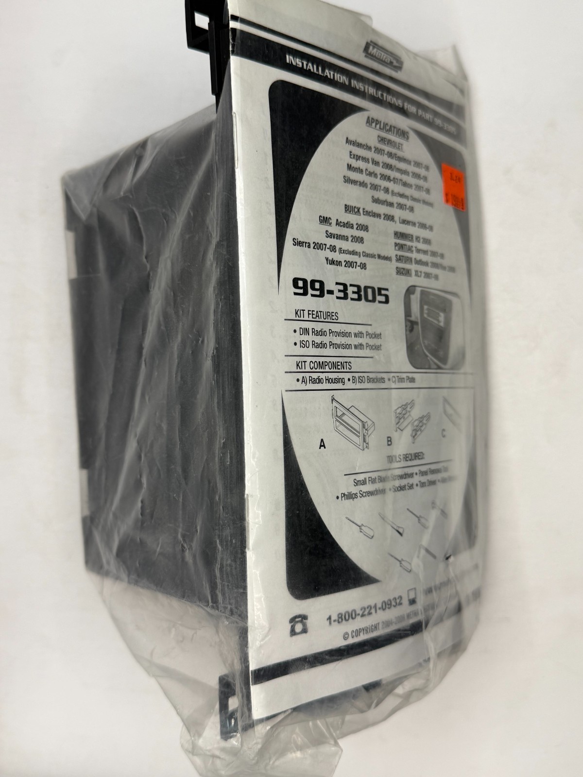 metra 99 3305 gm stereo installation kit