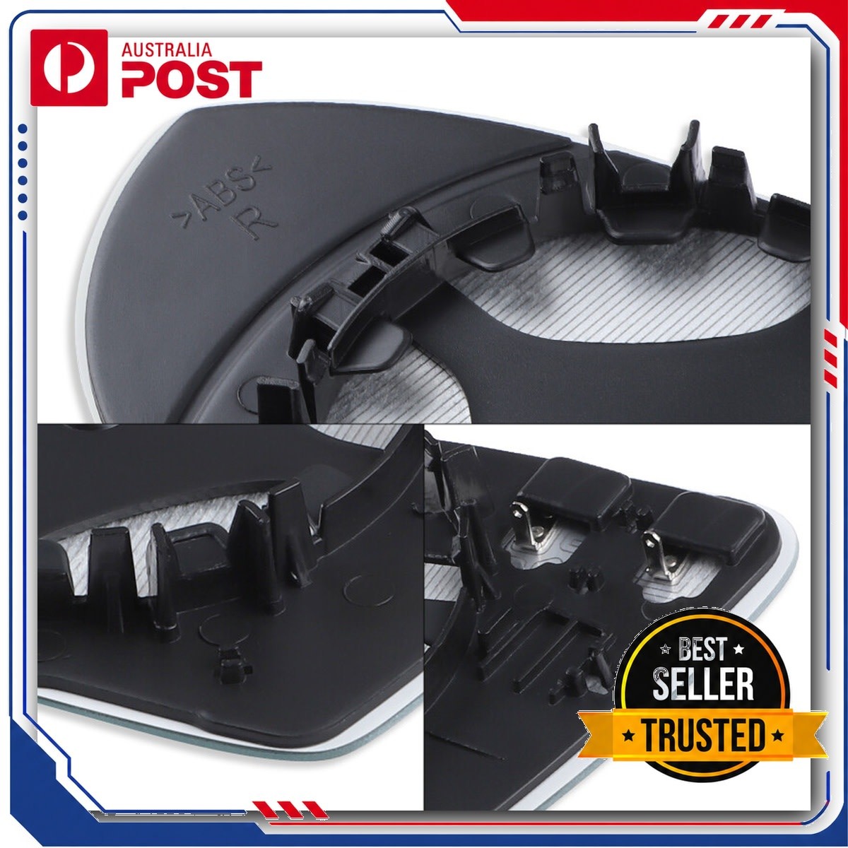Driver Side Mirror Glass Heated Convex for VW Golf MK7 MK7.5 2013-2018