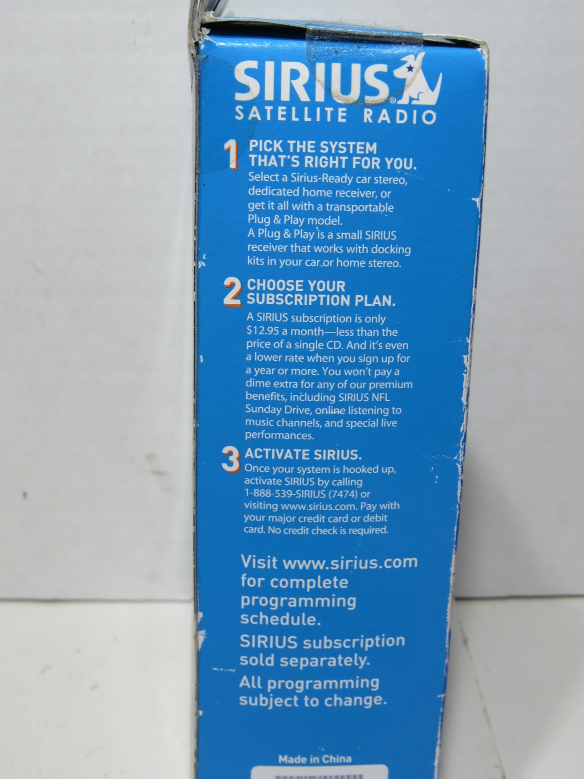NEW Sirius One Satellite Radio System 2005 Car Kit Receiver Remote Sealed