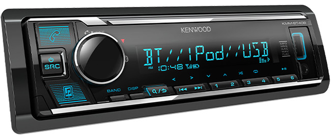 Kenwood KDC-MP378BT Single DIN Bluetooth CD AM/FM USB Auxiliary Car Receiver