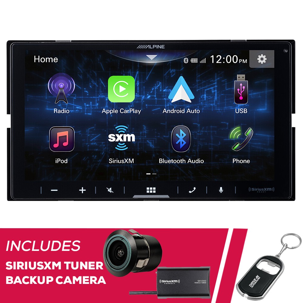 Alpine iLX-W670 7″ Multimedia w/ SiriusXM Tuner & Backup Bullet Camera