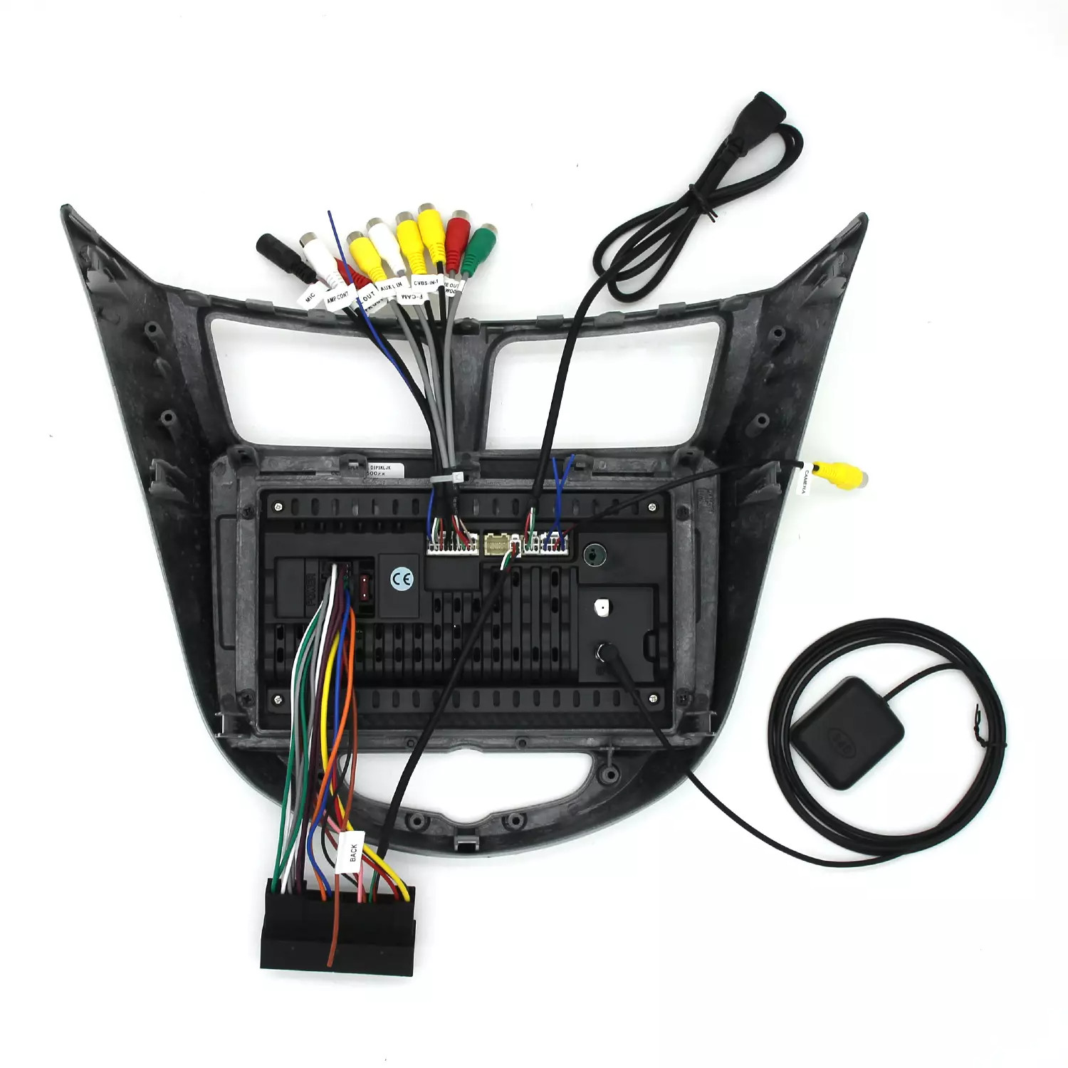 For 2012-2017 Hyundai Accent Apple CarPlay Car Radio Android 15 GPS Stereo WIFI