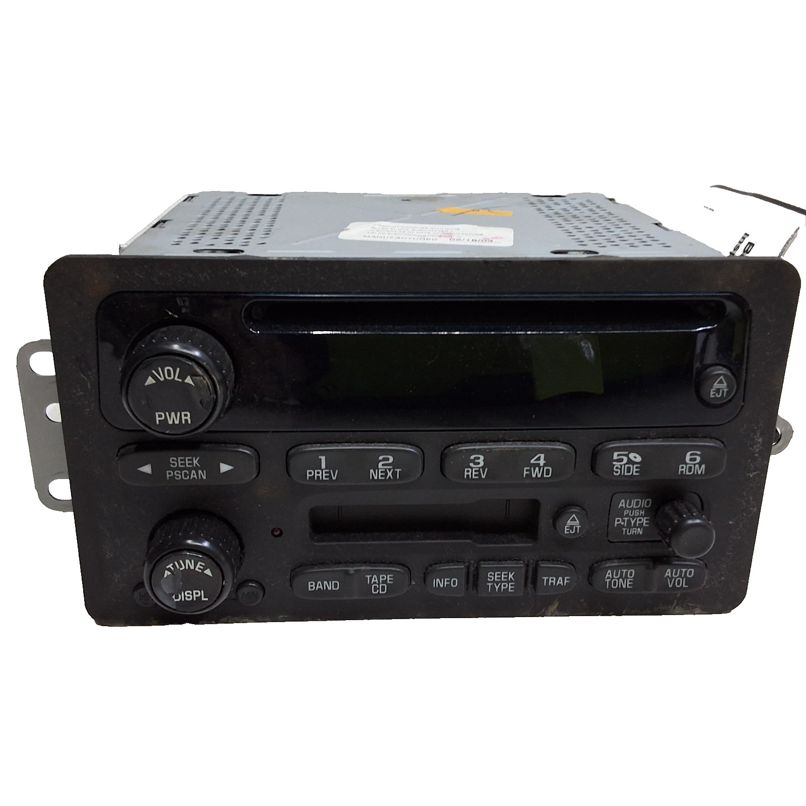 00 01 02 03 04 05 Impala Monte Carlo cavalier venture AM FM CD cassette radio