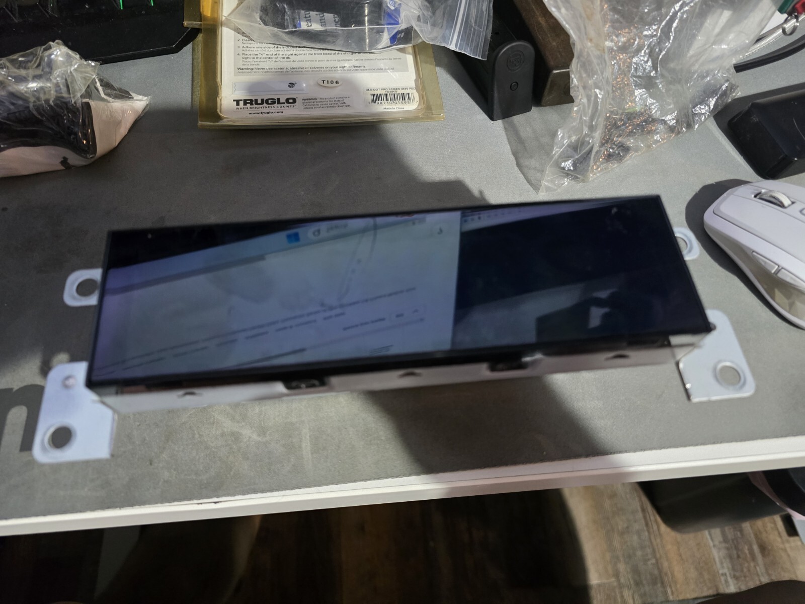 2011-2014 Ford Mustang OEM Radio Information Display ScreenPart# BR3T-19C116-AB