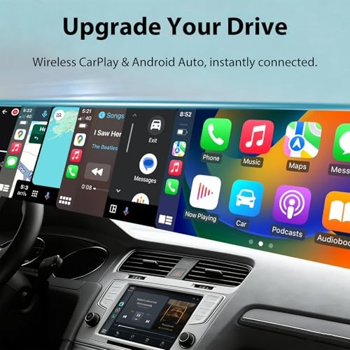 2026 Latest Wireless CarPlay & Android Auto Dongle 2 in 1 Auto Connect S42