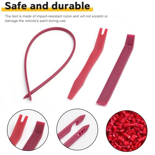 7 PCS Car Center Console Screen Removal Tool Kit, No-Scratch Auto 7-piece set