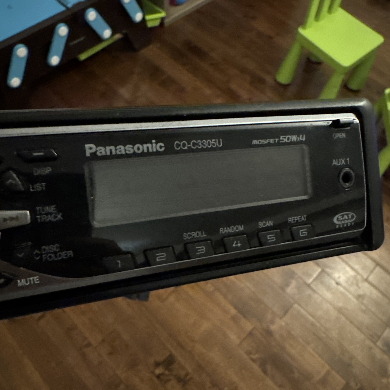 PANASONIC CQ-C3305U WMA MP3 Receiver Car In Dash Stereo (UNTESTED) – SOLD AS IS
