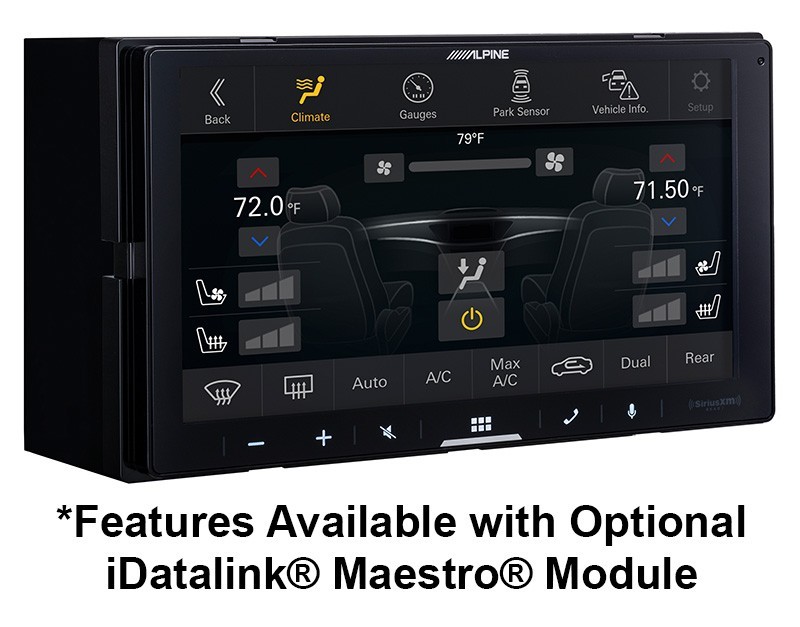 iLX-W770-M Alpine 7″ Multimedia Receiver Shallow Chassis 2-Din Touchscreen