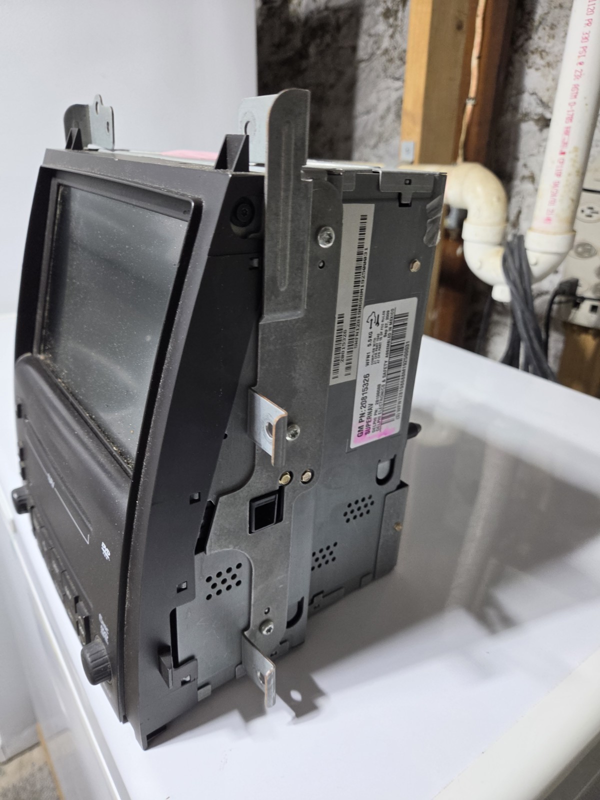 GM 20815326 2 DIN Navigation DVD Radio Head Unit Dolby Digital DTS cadilac ESC