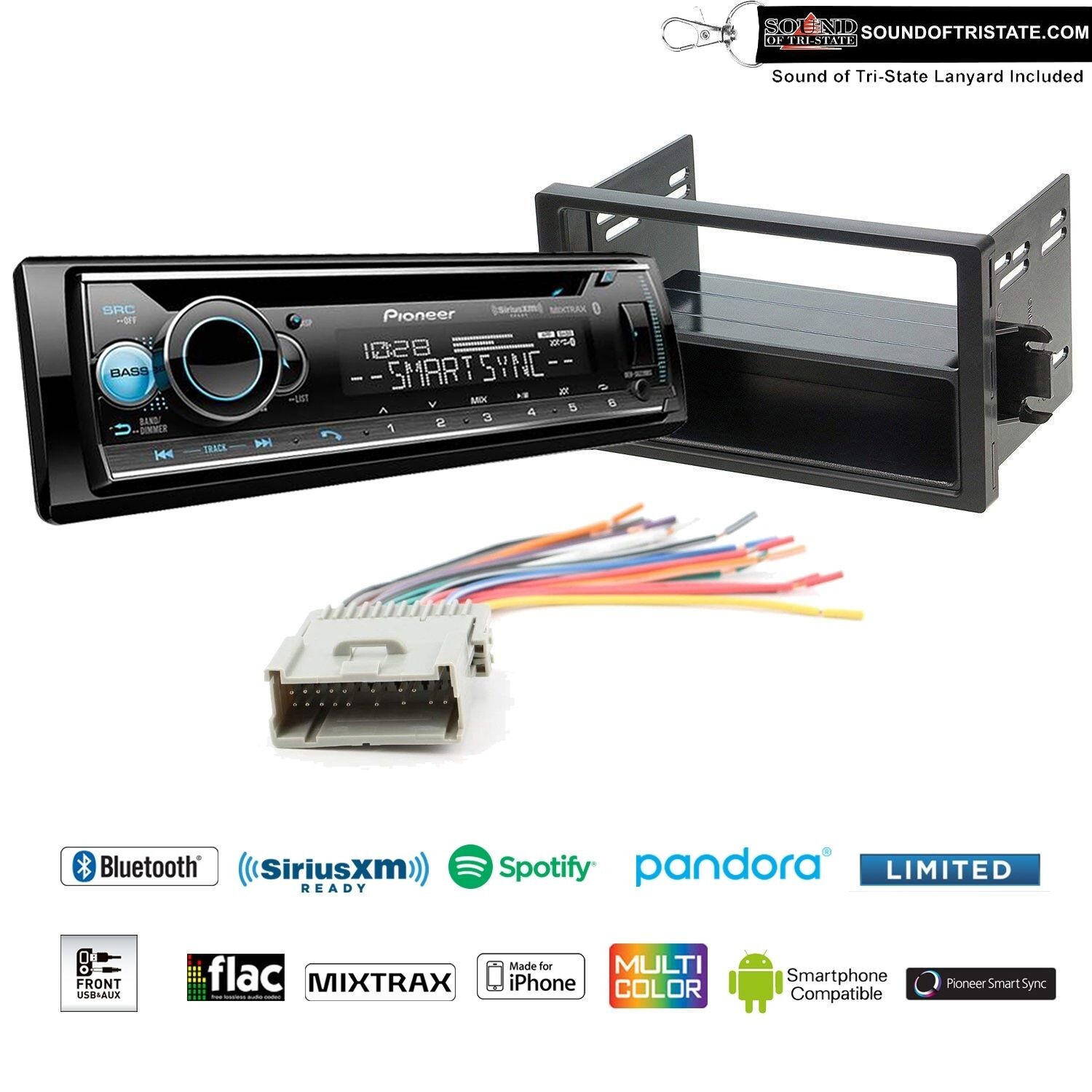 Pioneer DEH-S6220BS CD Receiver Fits 2000-2005 Saturn S/L Series
