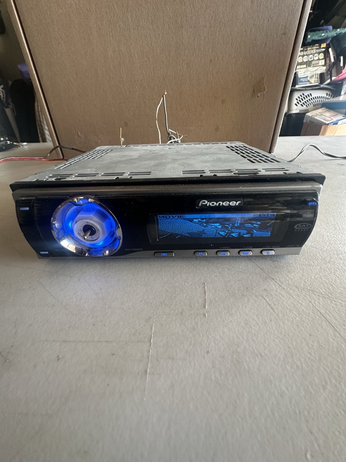 PIONEER DEH-P5900IB Old School CD Player Graphics! Lot Of Two, No Knobs