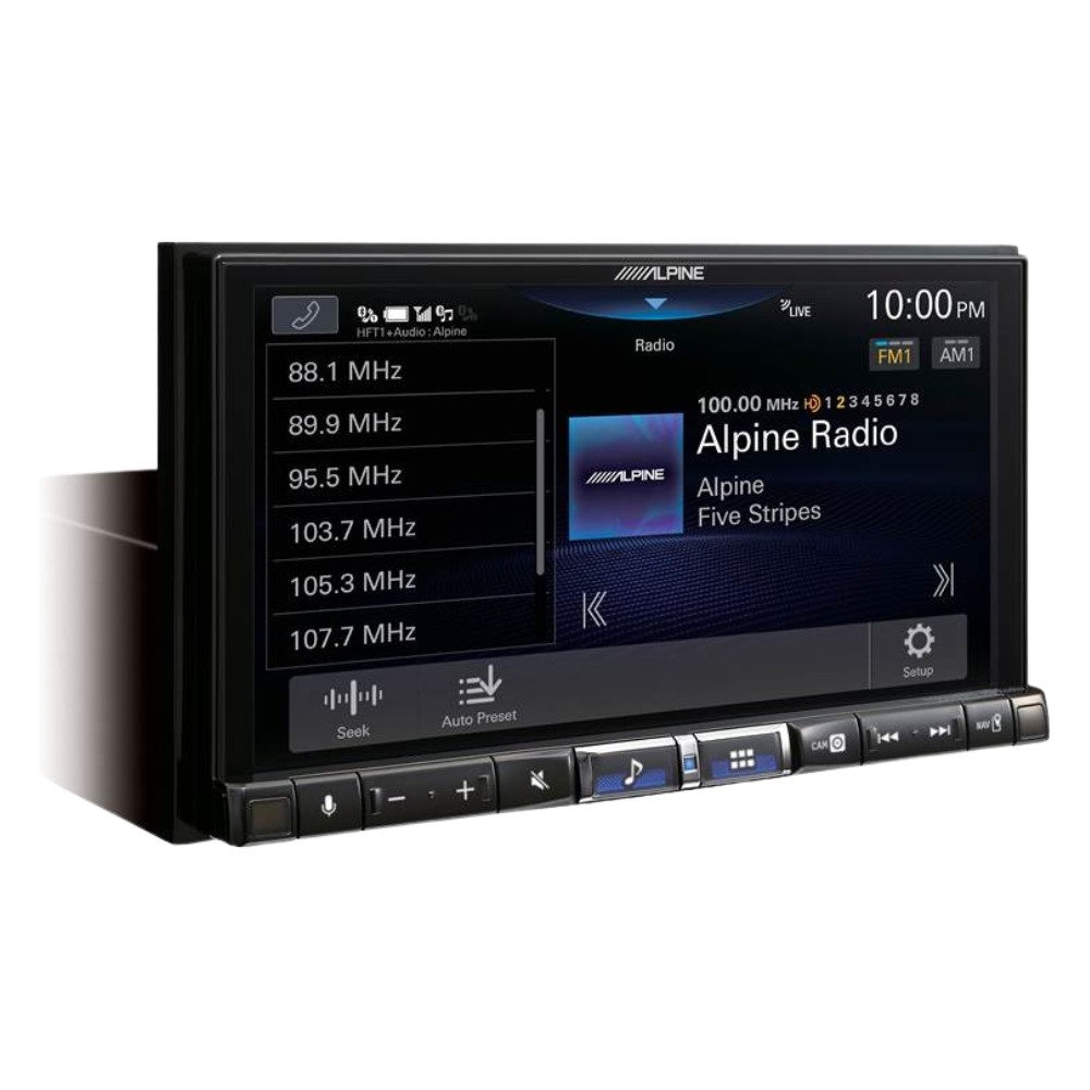 Alpine ILX-507 7″ Multimedia w/ Bullet Camera & DVR-C320R Dash Camera