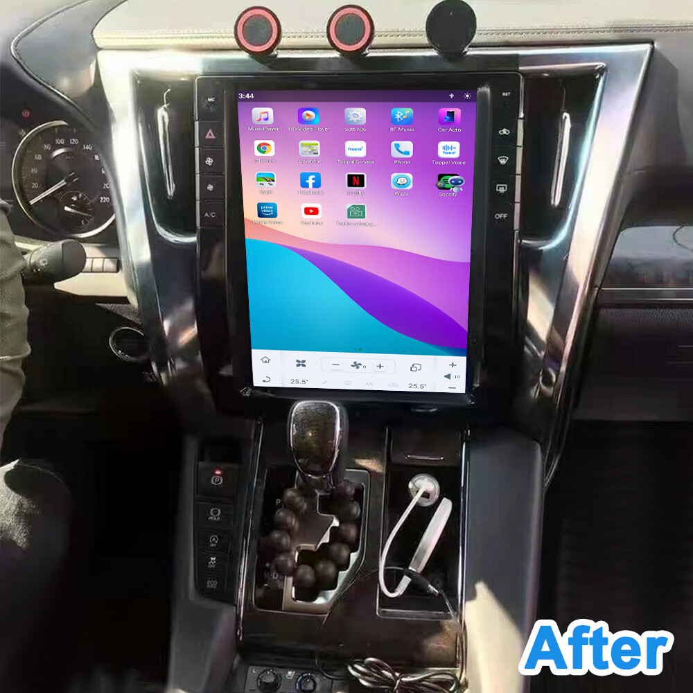 Car Stereo for Toyota Alphard 30 2015-2019 GPS Carplay DSP Bluetooth Music SWC