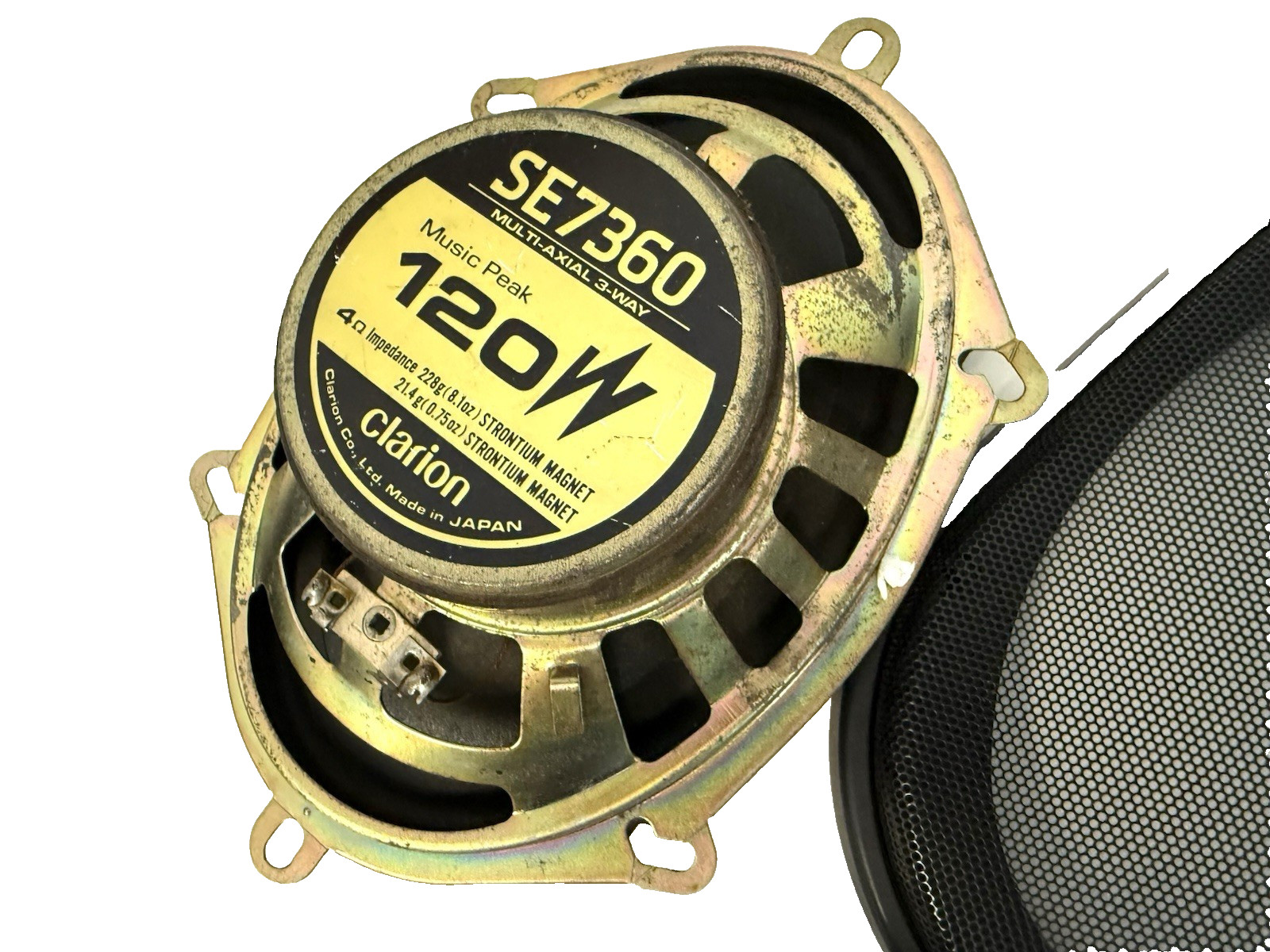 Clarion Car Audio SE7360 Speaker 5×7 – 120w (Toyota, Ford, Chrysler) Vintage