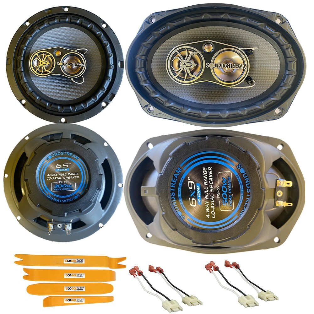 Bluetooth Car Stereo MP3 AM/FM & 4 Door Speakers for1994-2001 Dodge RAM 1500