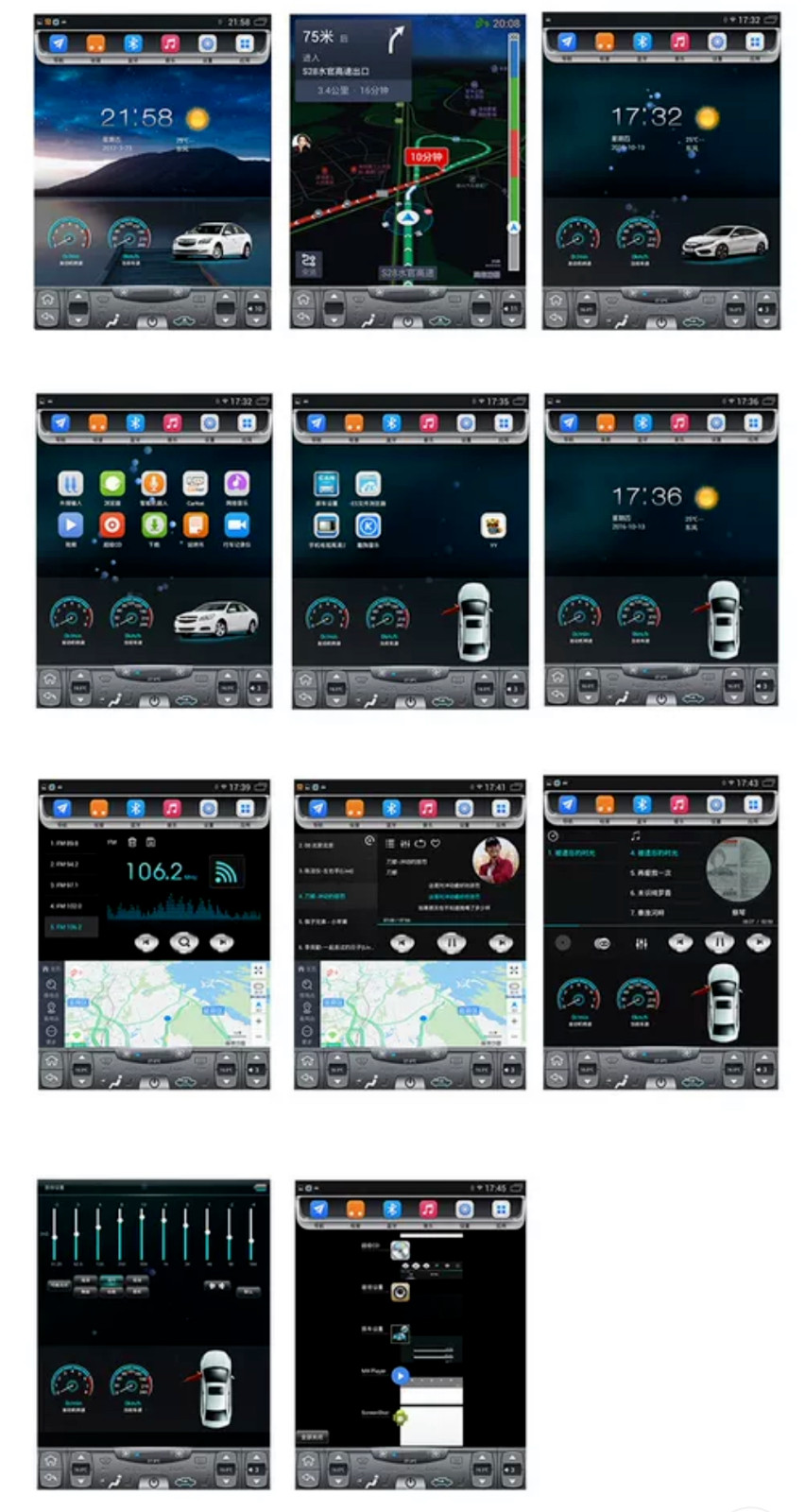 Car Android Gps Navigation Wifi 9″ For Bmw Mini Cooper Countryman R56 R60 06-16