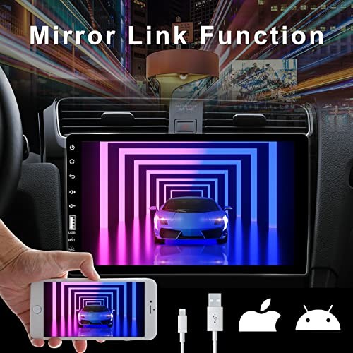 Bluetooth 9″ HD Touch Screen Car Stereo with Bluetooth – Single Din