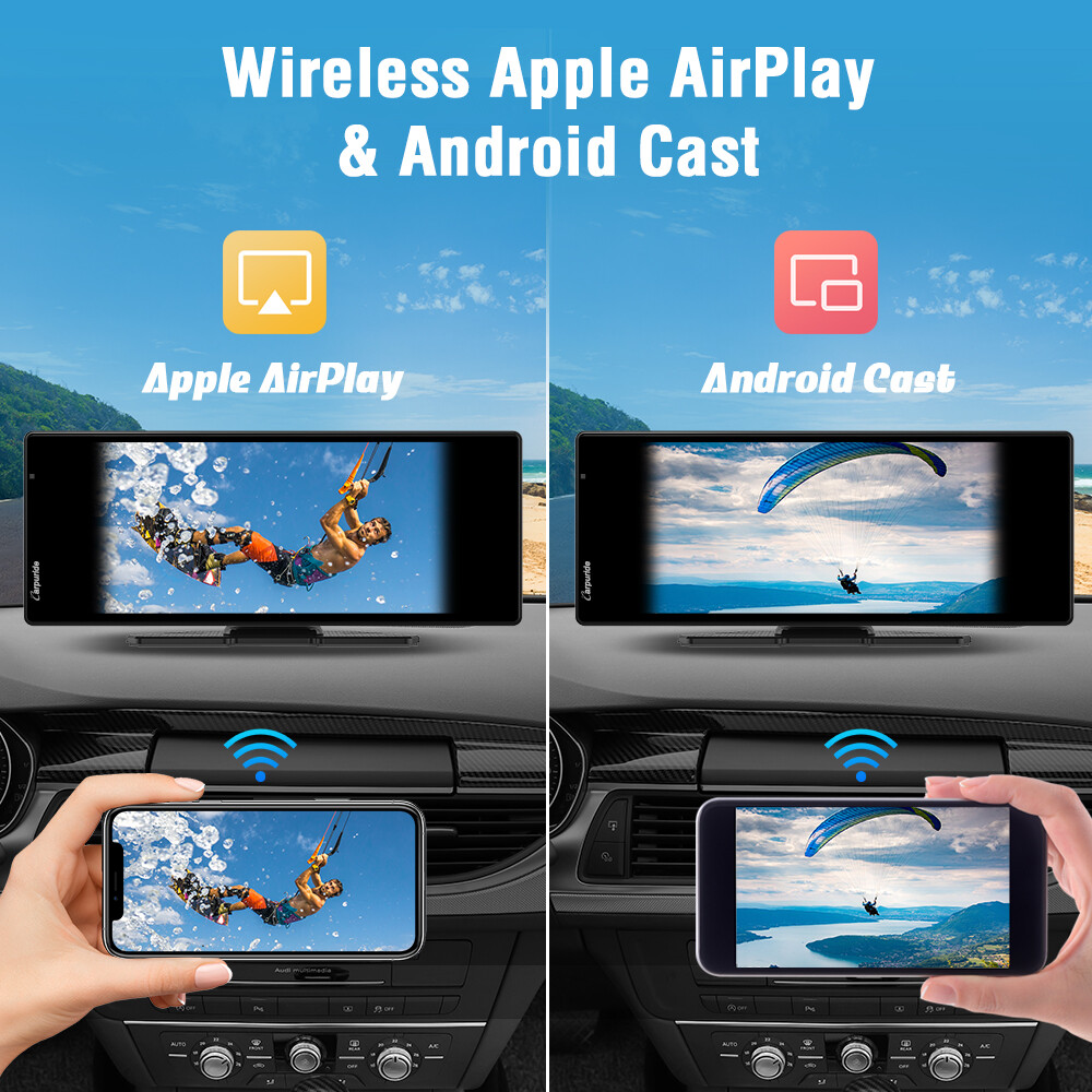 Carpuride 9.3 inch Apple CarPlay & Android Auto Bluetooth Car Radio Stereo