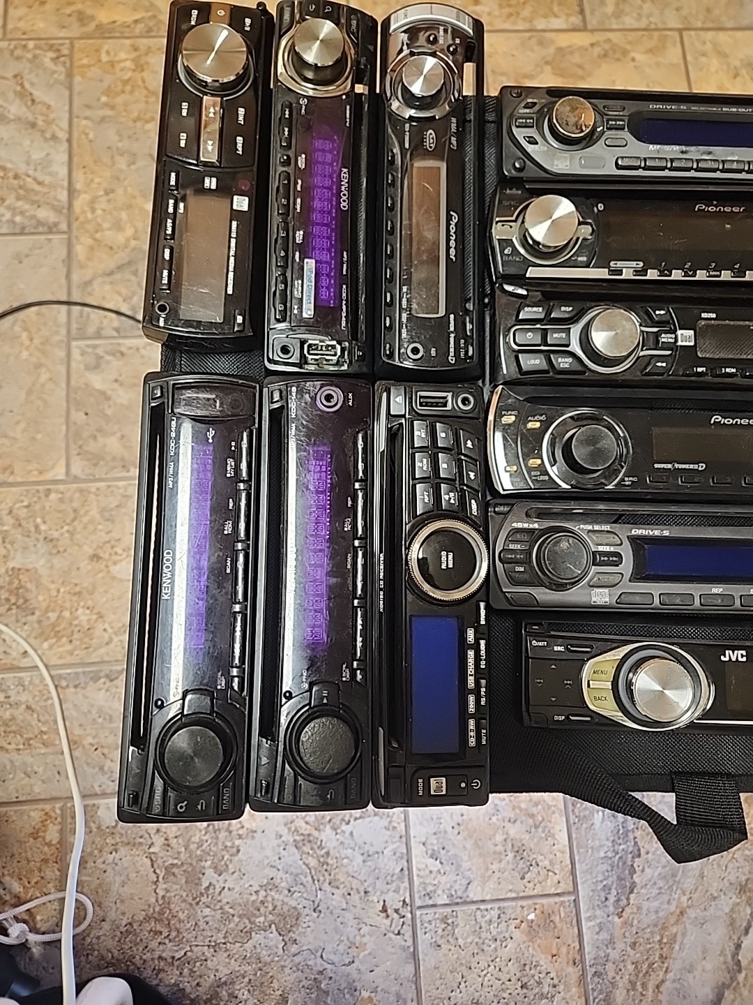 faceplate car stereo radio Sony,pioneer,Dual,jvc,kenwood (12face)