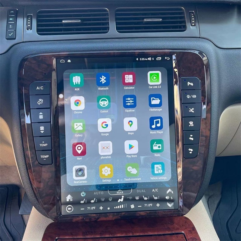 13″ Carplay Stereo Radio For Silverado Tahoe Suburban GMC Yukon GPS Navigation
