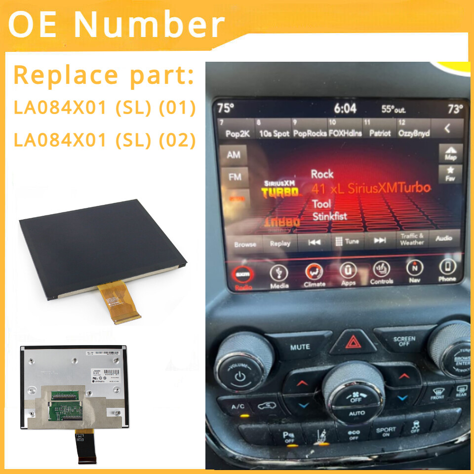 8.4″ 17-22 Uconnect LCD Display Touch Screen Radio Navigation LA084X01(SL)(02)