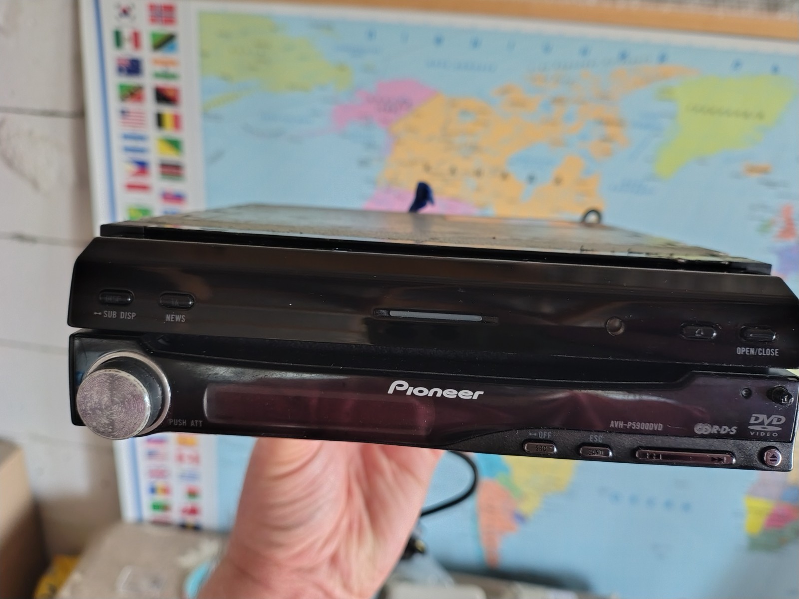 Pioneer AVH P5900DVD Car Stereo CD/DVD Player In Dash Receiver Fully Working