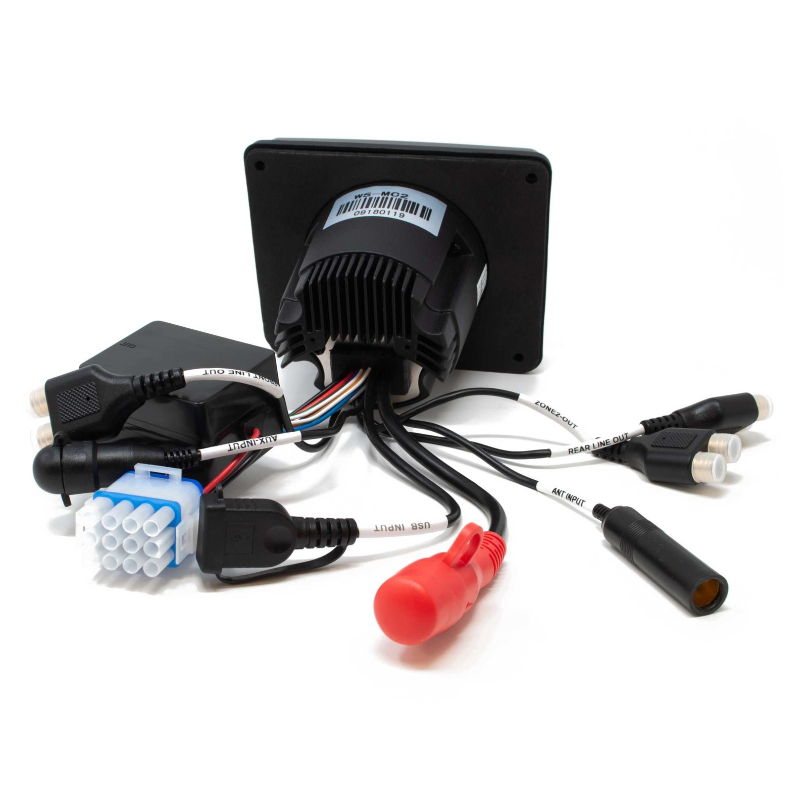 Wet Sounds WS-MC2 With Stinger Marine SEADASH3W 3″ Radio Kit – White