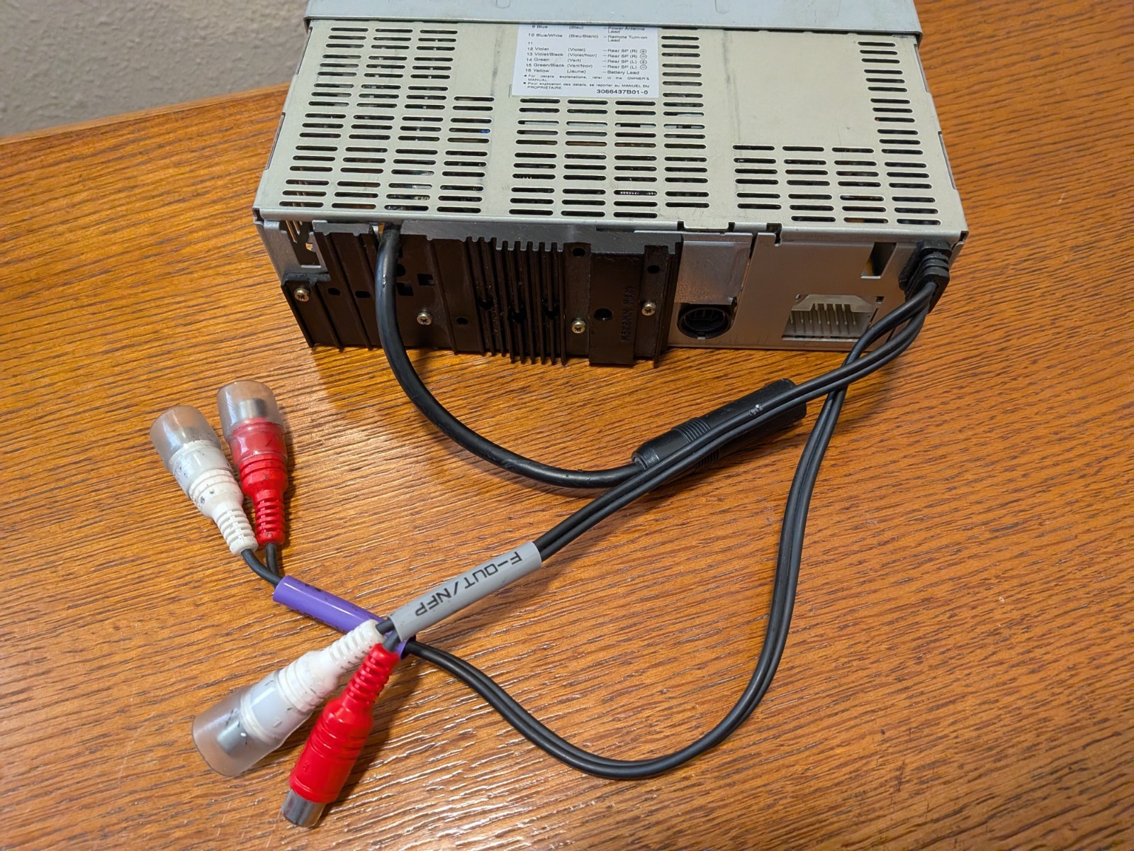 Alpine TDA-7548 Vintage Car Stereo Cassette Receiver 35Wx4 (READ DESC)