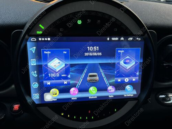 CarPlay For BMW Mini Cooper R56 R60 2007-2013 Android 13 Car Stereo Radio Navi