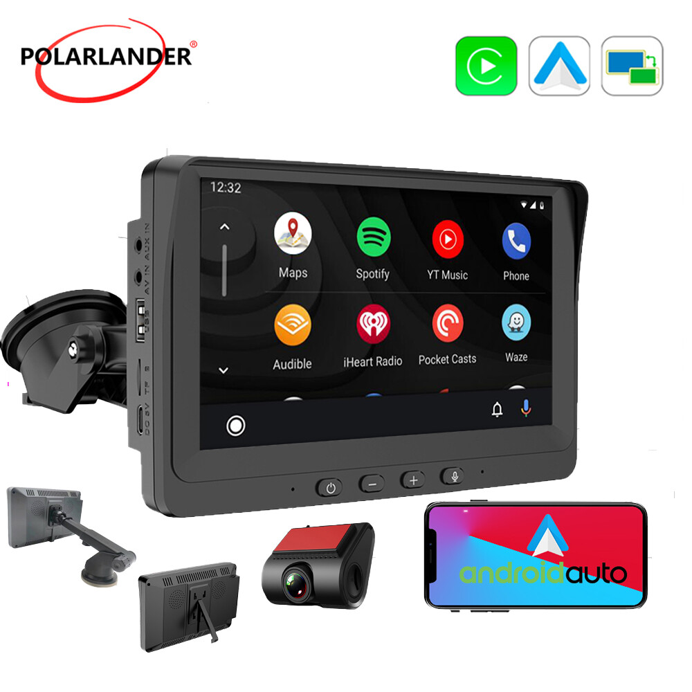 Mirror Link Bluetooth FM Carpaly Android Auto Touch Screen Camera Car Radio 7″