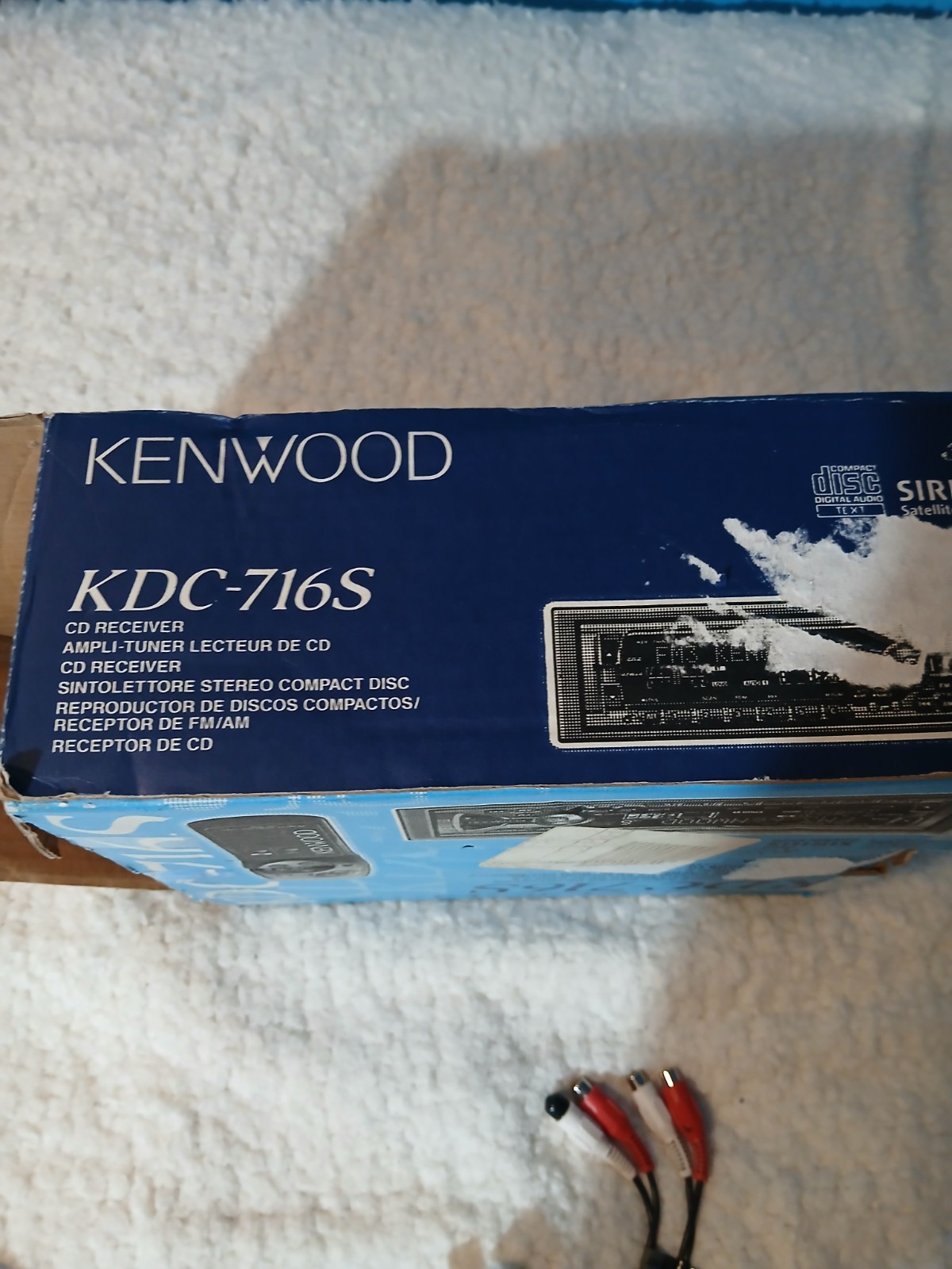 Kenwood KDC-716S Receiver, Remote, Instruction Manual, Complete, In Box, Rare
