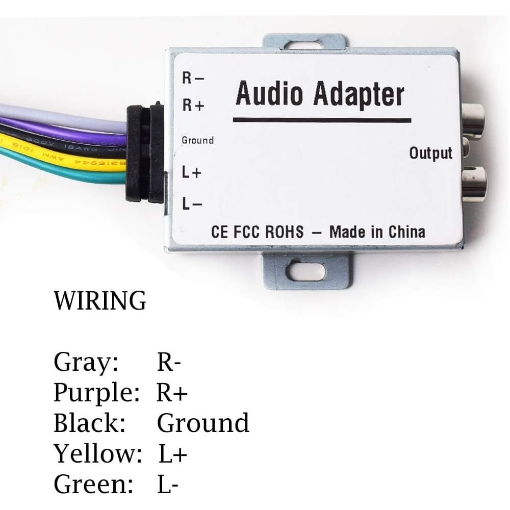 Reliable Hi-Low Signal Converter for Superior Sound Quality – 30-Day Guarantee