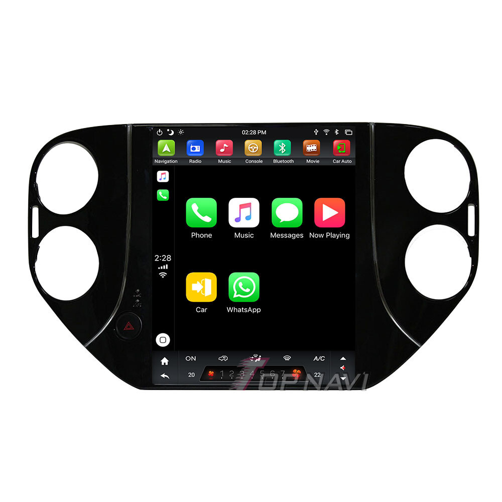 Car Stereo Radio For VW Tiguan 2010-2016 Auto GPS Navi WIFI 4G BT Androind 11