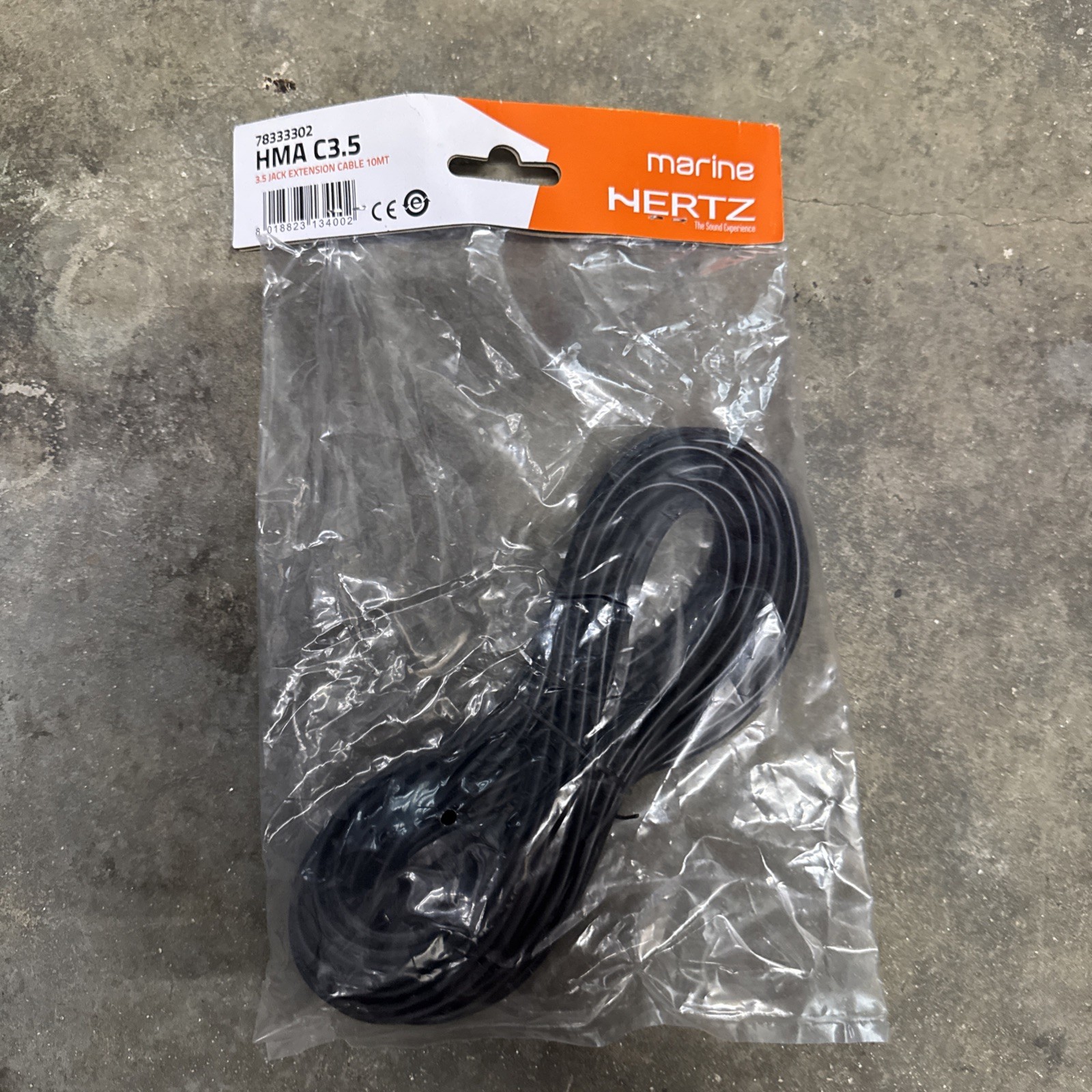 Hertz HMA-C35 3.5 mm jack ext. cable 10m – opt. for HMR20 & HMR10 Brand New