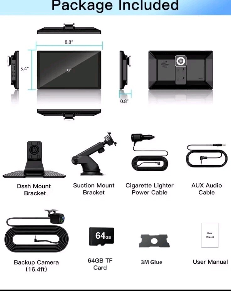 Laviay Touch Smart Screen Wireless Apple Car Play And Android Auto Car Stereo