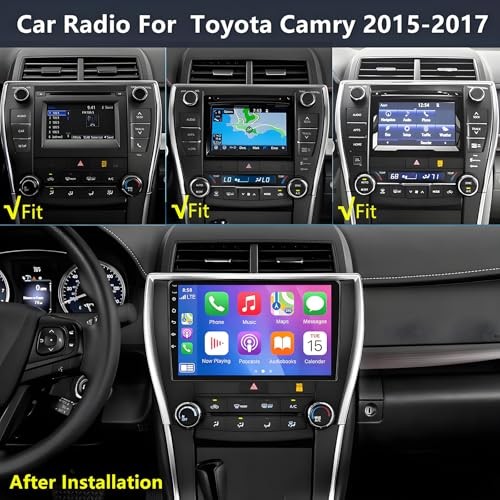 Car Radio for Toyota Camry 2015-2017: 8-Core 4GB+64GB Android 15 Stereo