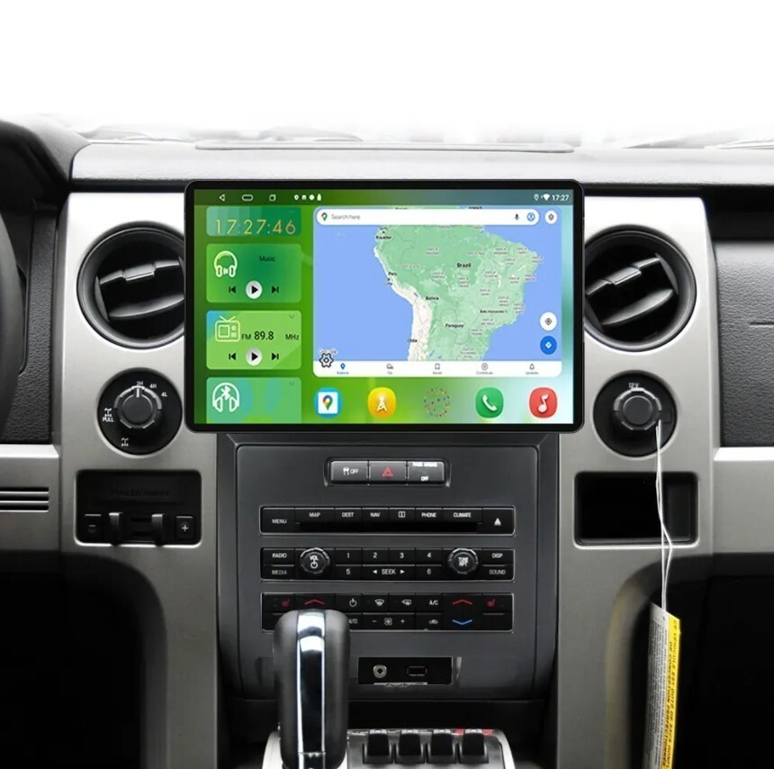 13.3″ Large Screen Car Radio GPS Carplay replace For Ford F150 Raptor 2008-2014