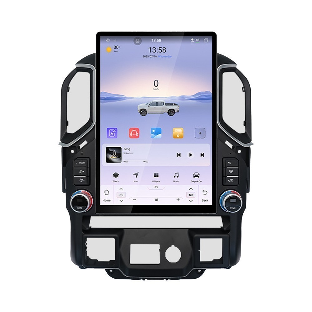 For Chevrolet Silverado GMC Sierra 2019-2022 Vertical Screen 2K 15.6″ GPS radio