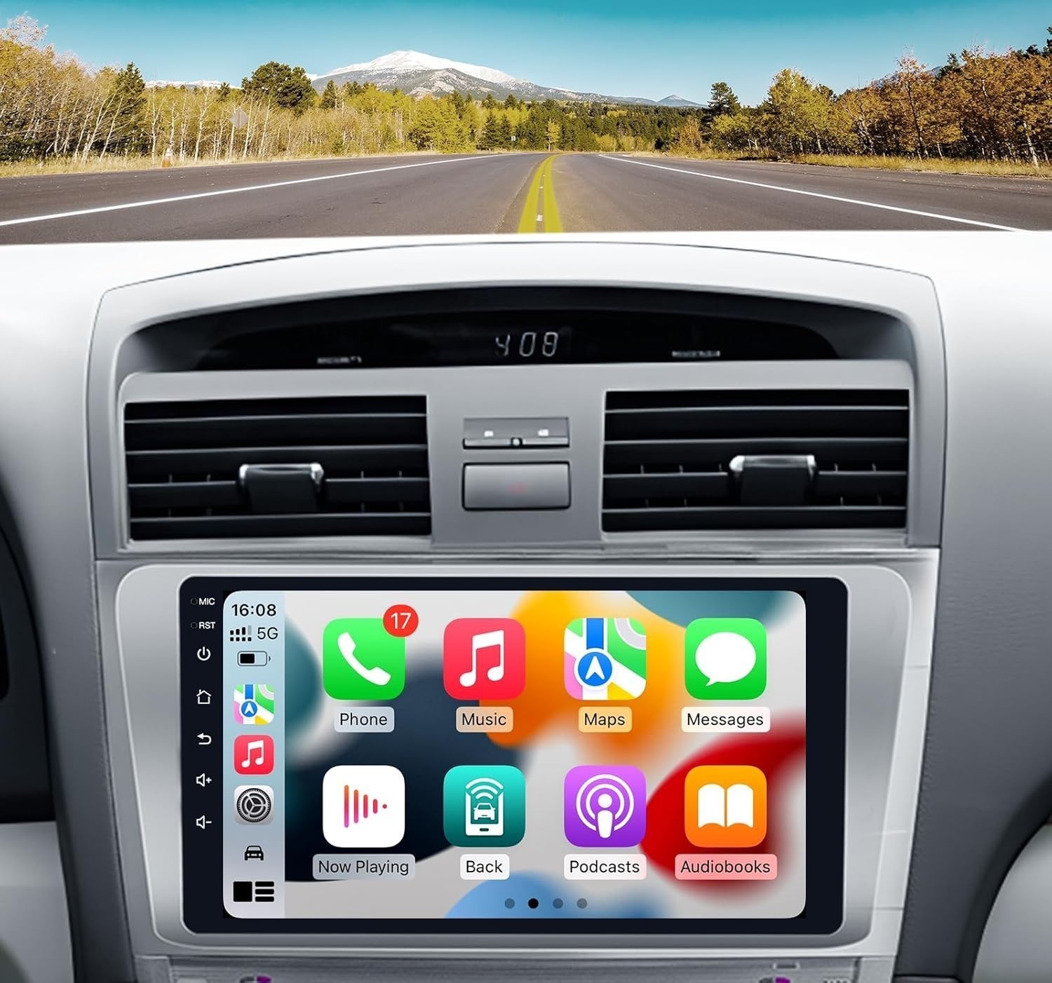 2+64G 1280*800 Carplay For 2007-2011 TOYOTA CAMRY Car Stereo Radio Backup Camera
