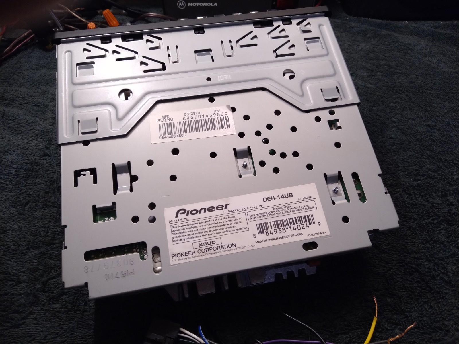 Pioneer DEH-14UB, CD /MP3/ USB, RDS Receiver , 200 watts,