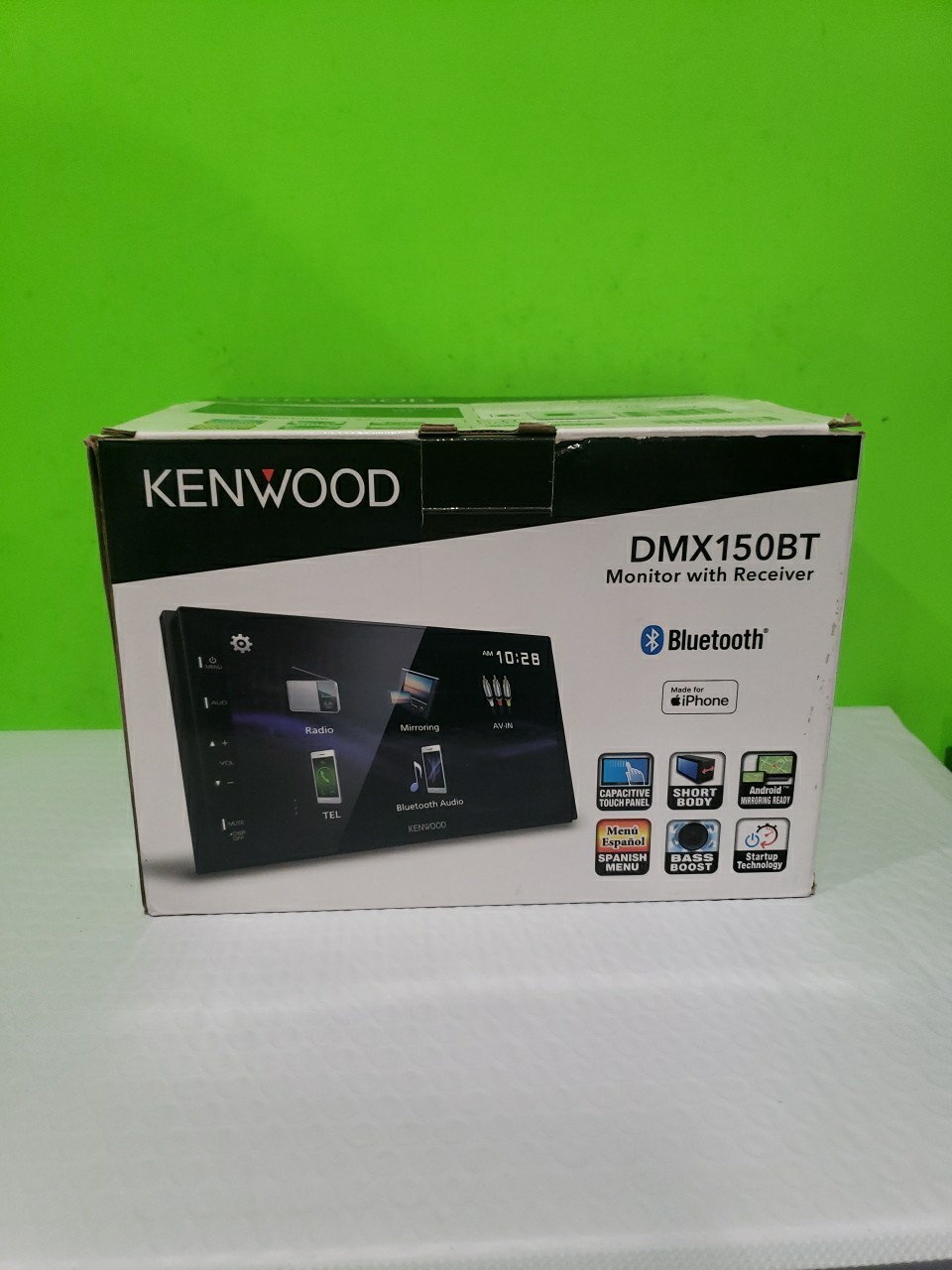 KENWOOD DMX150BT 6.8 Capacitive Touchscreen Digital Multimedia Receiver-OPEN BOX